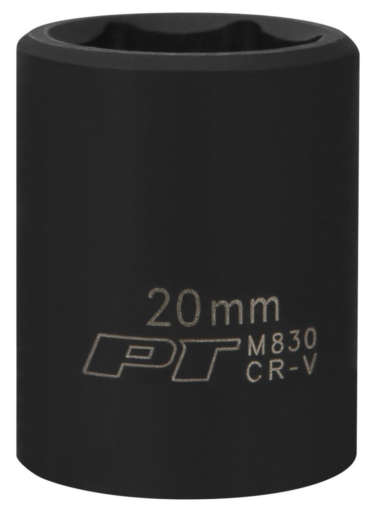 Performance Tool M830 1/2 Inch Drive 20mm 6pt Impact Socket