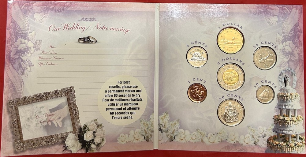 2004 Canada Wedding Set