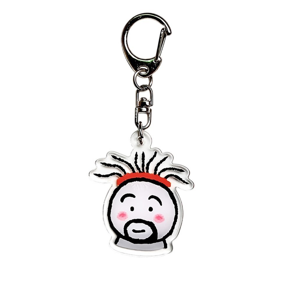 Charming and Functional Acrylic Keychain Pendant Cute Everyday Accessory