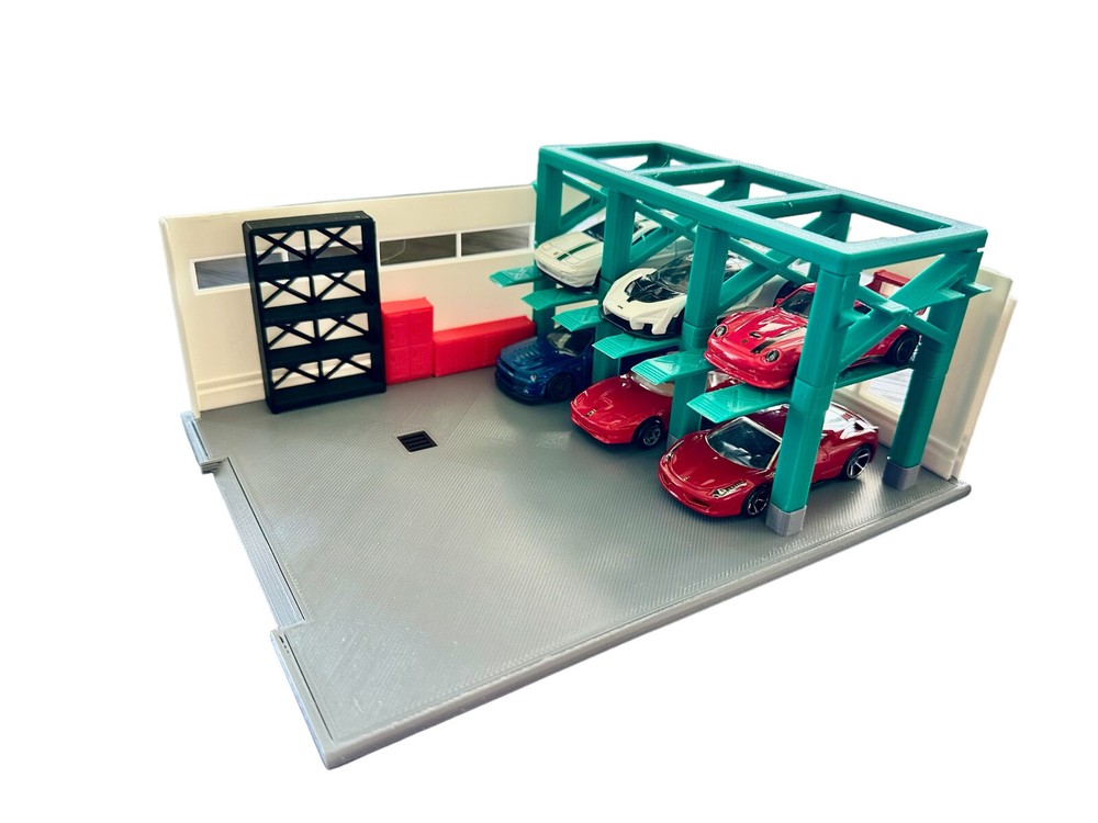 3D Printed Warehouse Diorama 1/64 Scale