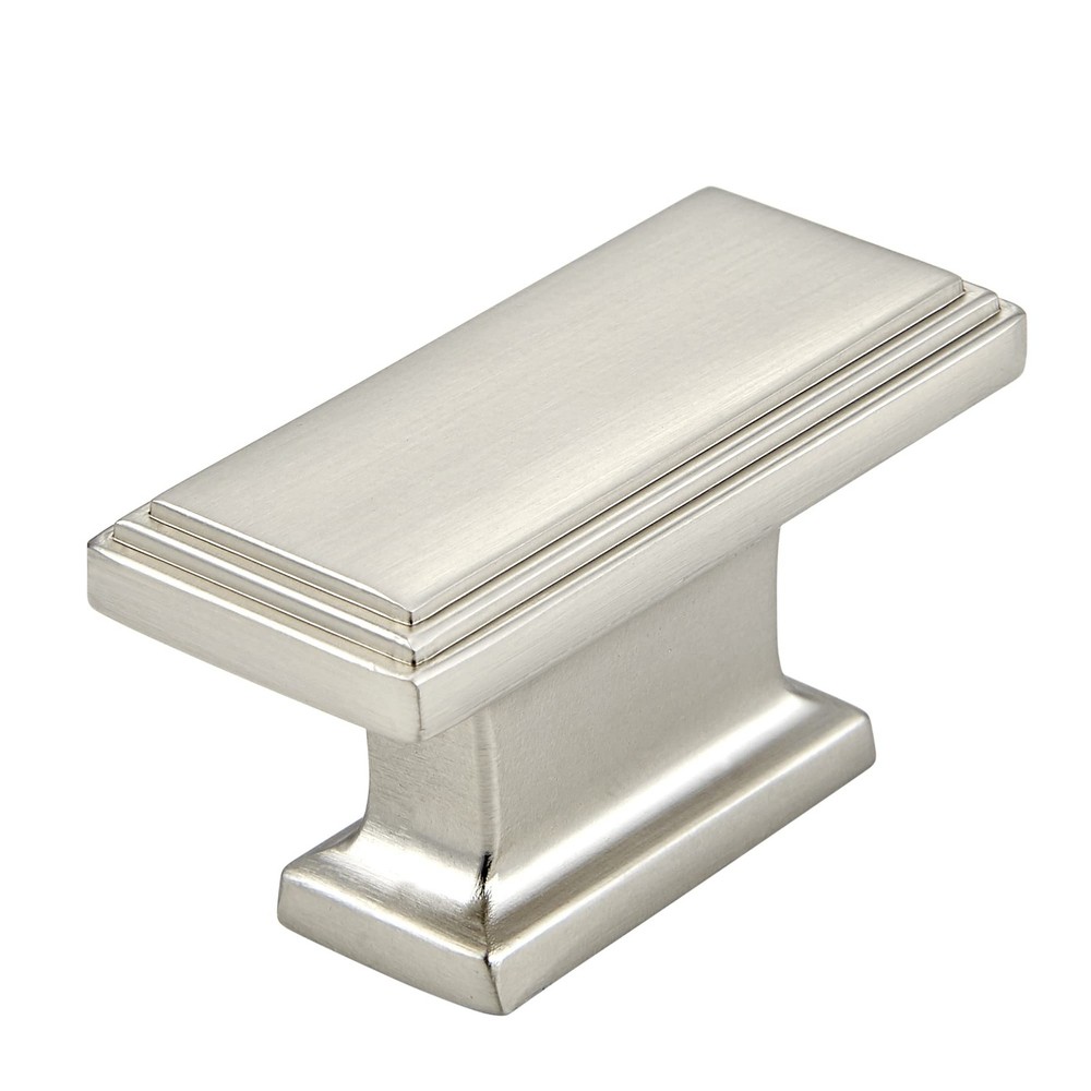 Rectangle Knobs - 10 Pack / 1.8 Inch(45mm), /Brushed Nickel Knobs for Cabinet...