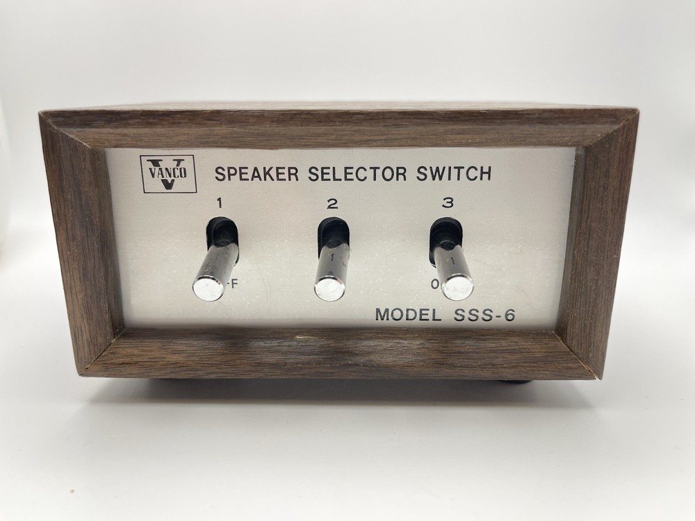 Vintage Vanco Model SSS-6 Speaker Selector Switch