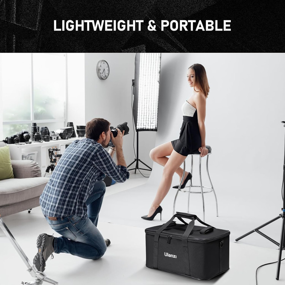Durable Carrying Bag for Studio Lights & Softboxes with Shoulder Strap, 17.13