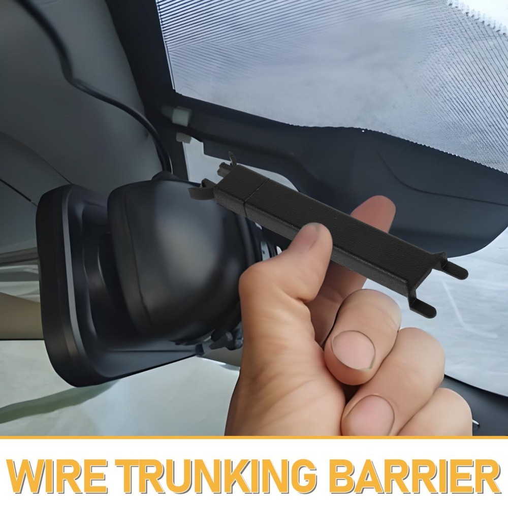 2 Pcs Back Panel Trunking Cable Hidden Protector Automotive Duct