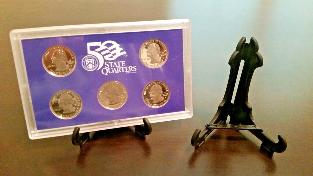 *#Easel Type 3" Black Display Stand Holder / Pick Your Quantity