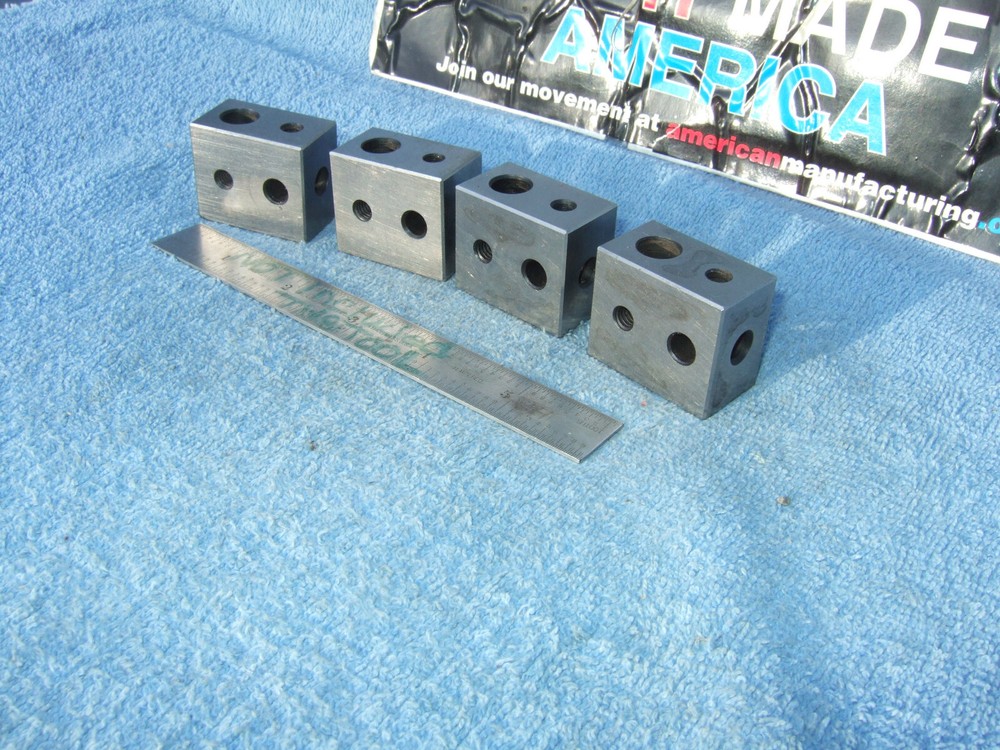 MOORE TOOL Co. BLOCKS (4) BLOCKS PARALLELS TOOLMAKER MACHINIST INSPECTION set A