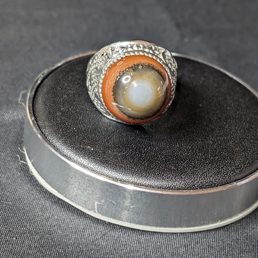 Sulemani Aqeeq Stone Traditional Handmade Ring
