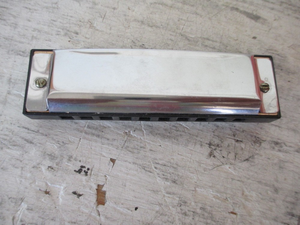 Unbranded Chrome Harmonica, 10 Hole, C-Key