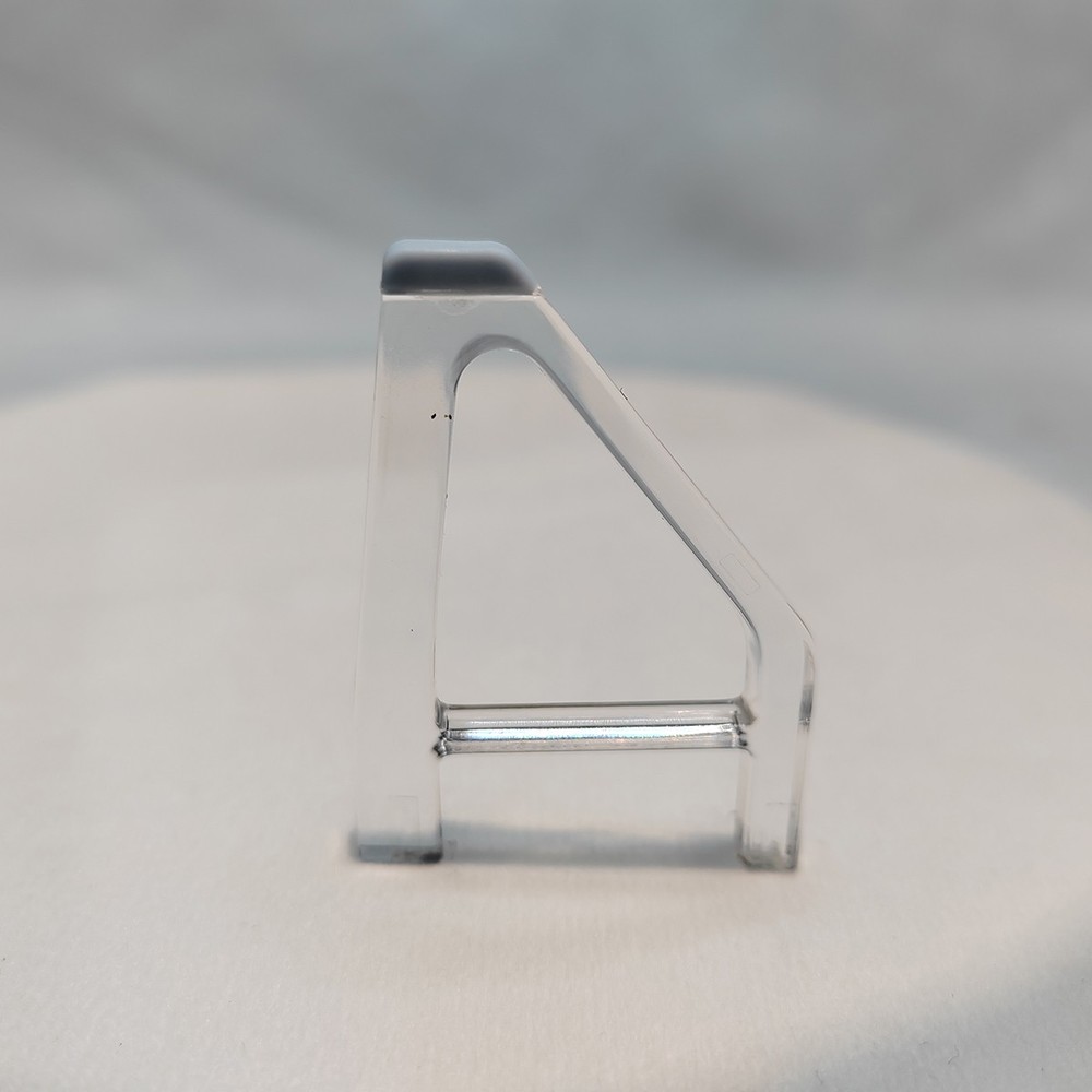 For PS5 Slim Game Console Horizontal Bracket Triangle Clear Holder Anti-slip EUK