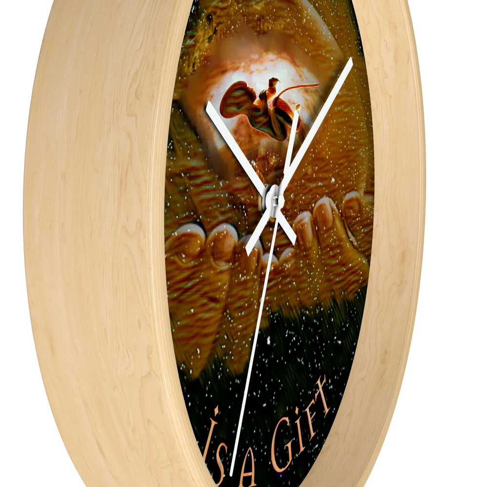 Wall Clock "Life is a Gift"