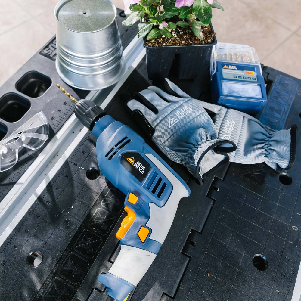 Blue Ridge Tools Electric Drill 4.5 Amp Variable Speed Soft Grip