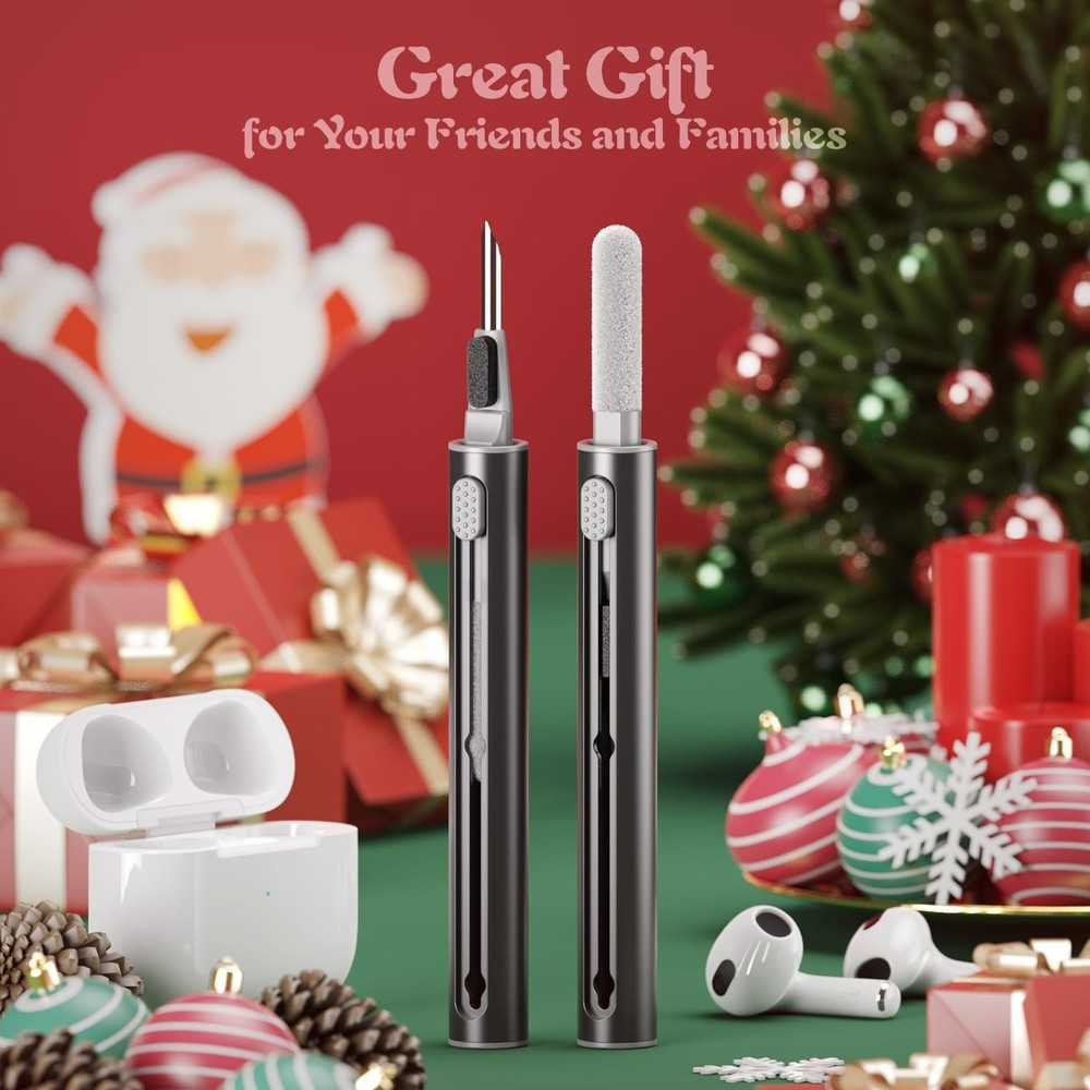 Multi-Function Cleaning Pen for AirPods | Soft Brush & Flocking Sponge Included