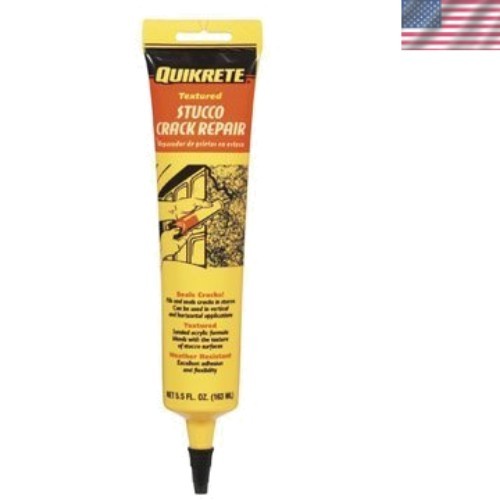 Fast-Drying 5.5 oz. Gray Stucco Crack Repair Paste – Easy Application Solution