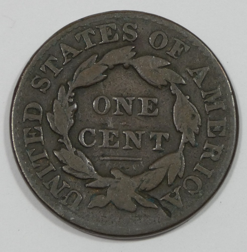 1831 Coronet Head Large Cent VERY GOOD 1c ~ Surface Marks