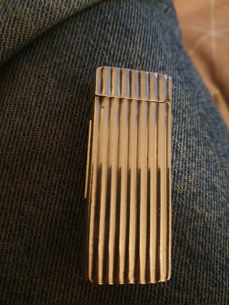 Dunhill Solid Sterling Silver Rollboy Petrol Lighter