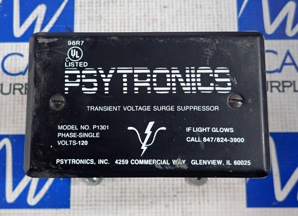 Psytronics P1301 Transient Voltage Surge Suppressor Single Phase
