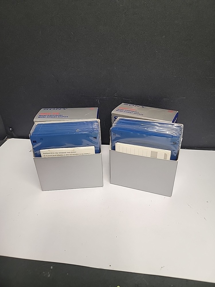 20 Pcs SONY 3.5" Micro Floppy Disk 2MB Double Sided IBM MFD-2HD