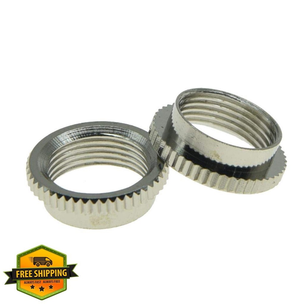 Dopro Brass Toggle Switch Nut Epi Import Nickel 2-Pack