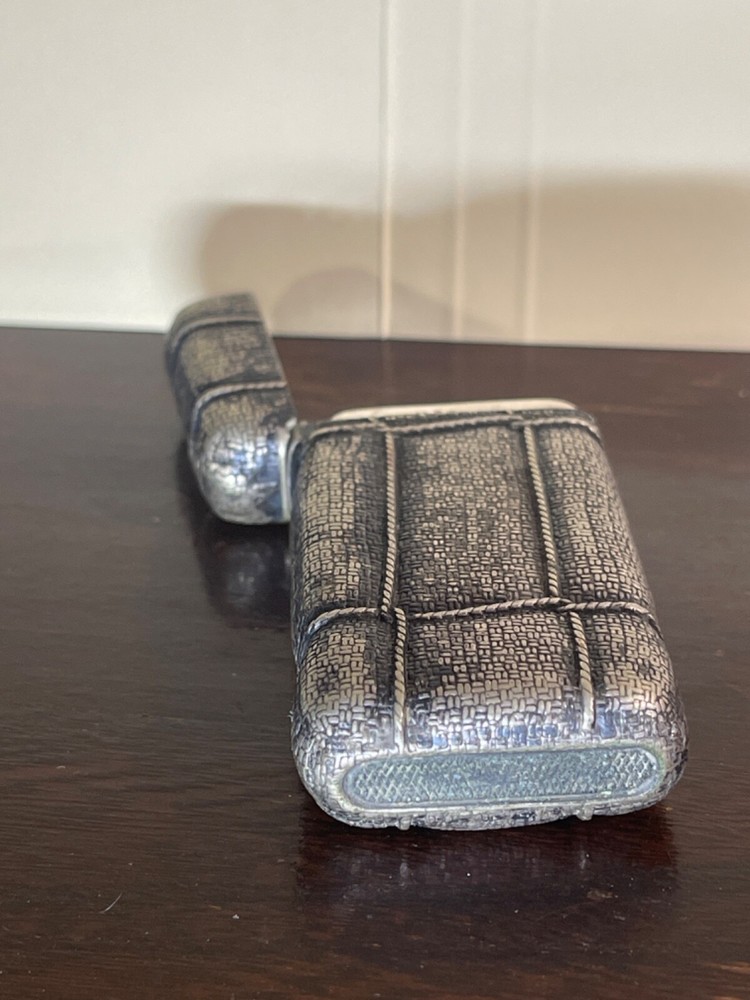 sterling cigarette lighter case R. Wallace and Sons