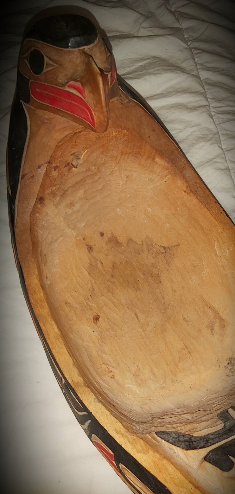 Northwest Coast; Haida, Eagle Ceremonial Bowl.