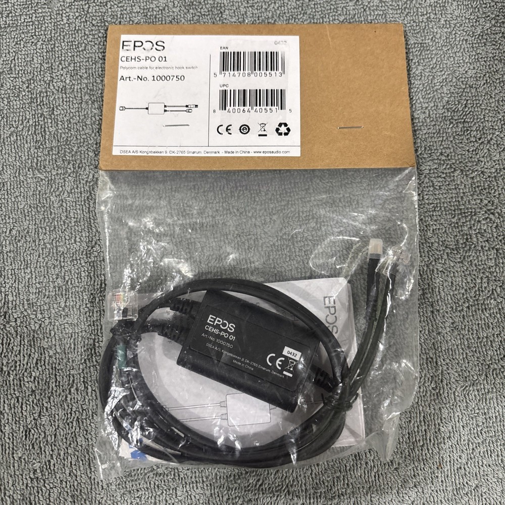 EPOS CEHS-PO 01 Polycom Adapter Cable for Electronic Hook Switch