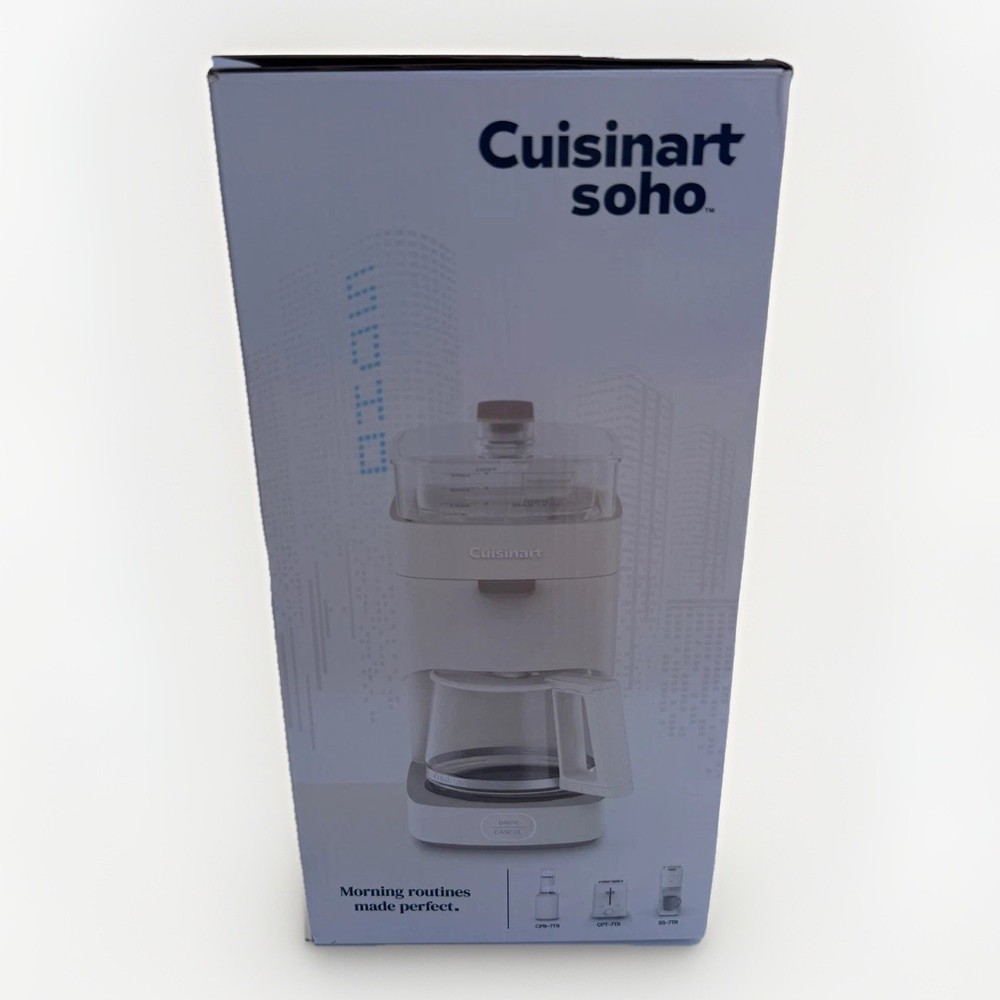 Cuisinart Soho DCC-5TR 5-Cup Drip Coffeemaker One-Touch Operation Truffle
