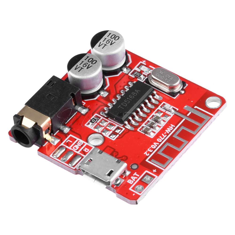2PCS 3.7V-5V Mini Bluetooth 5.0 Audio Receiver MP3 Decoder Amplifier Board