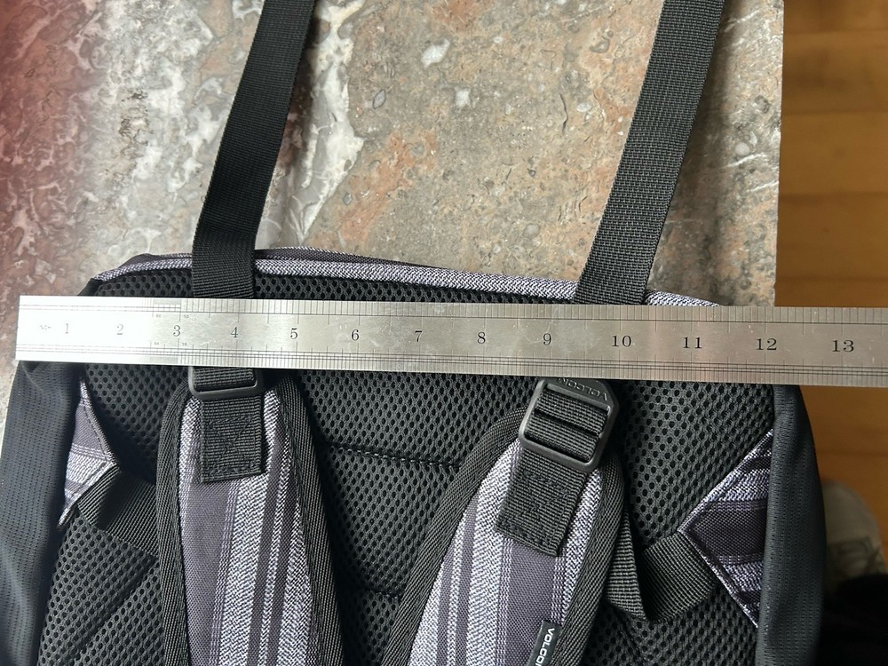 NWT VOLCOM BACKPACK BLACK GREY UNISEX SCHOOL HIKING COMPUTER SUNSTONE GIFT
