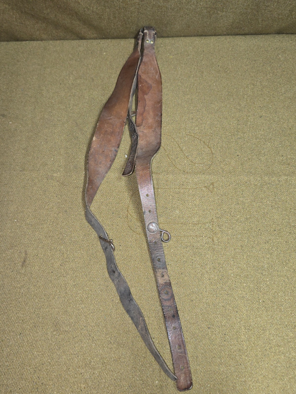 WWI French Military Equipment Suspenders