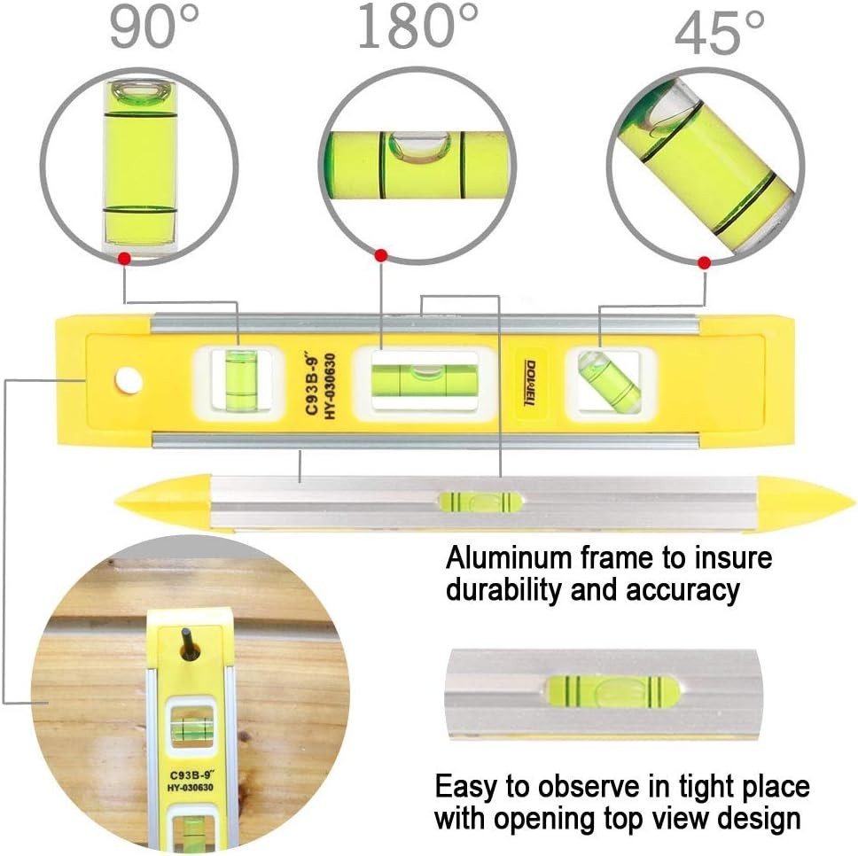 Durable Shock-Resistant Magnetic Box Level - Perfect for Home & DIY Projects