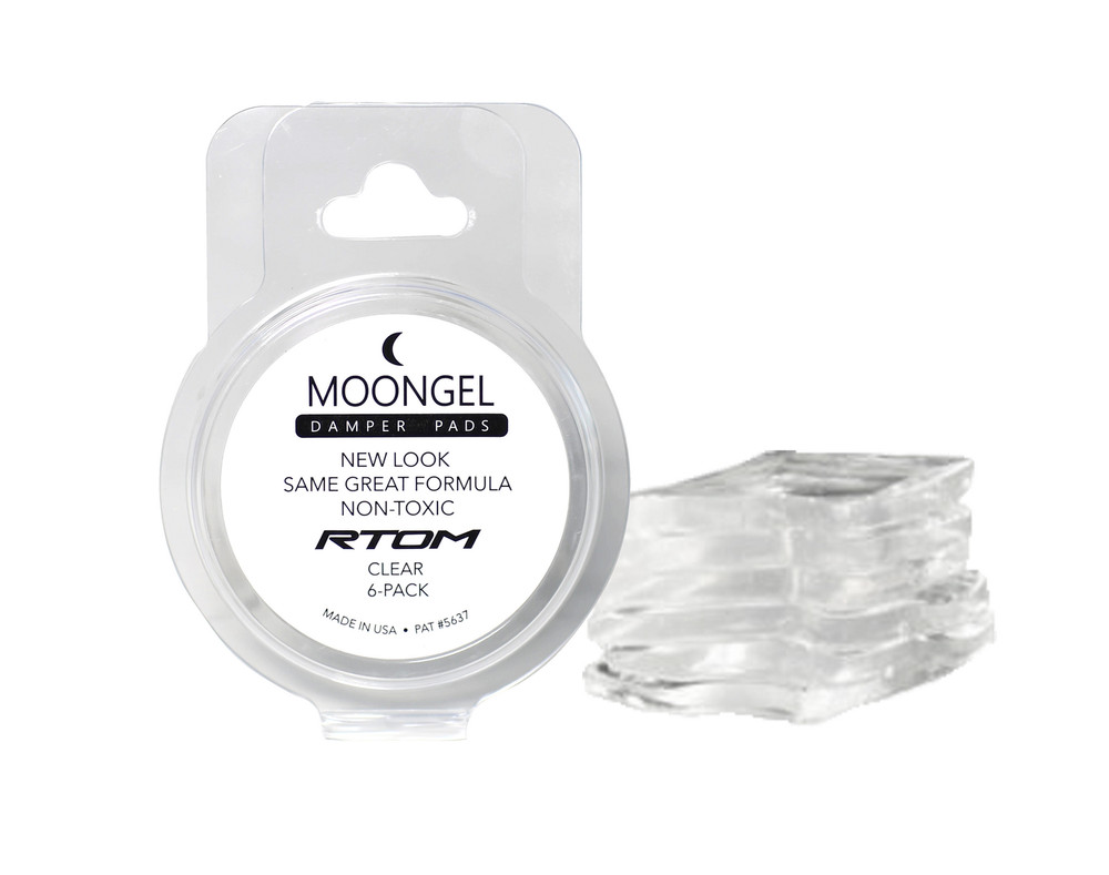 RTOM Moongel Damper Pad - 6 Pack - CLEAR