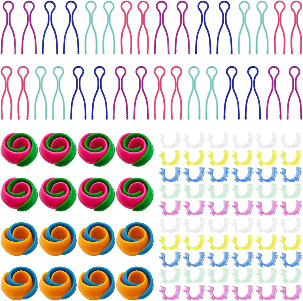 142pcs Bobbin Thread Buddies Set, Sewing Thread Organizing Clips, Bobbin Holders