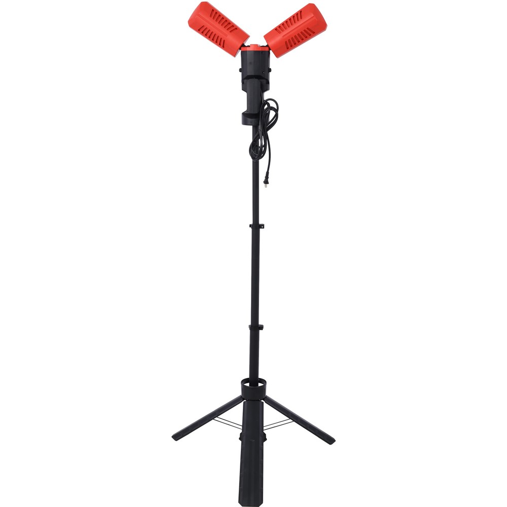 10000 Lumen Camping Light LED Work Light with Extendable Tripod +2x50W LED Light