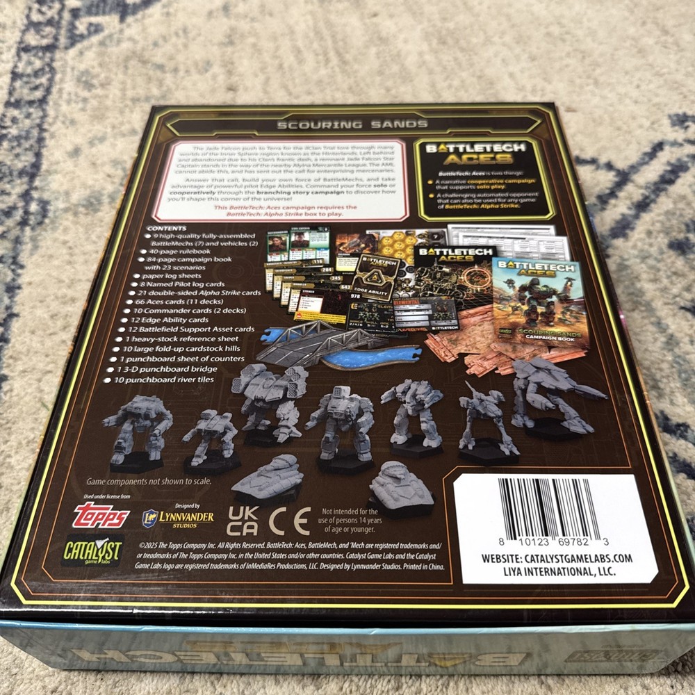 BattleTech: Aces - Scouring Sands Campaign Box - missing minis