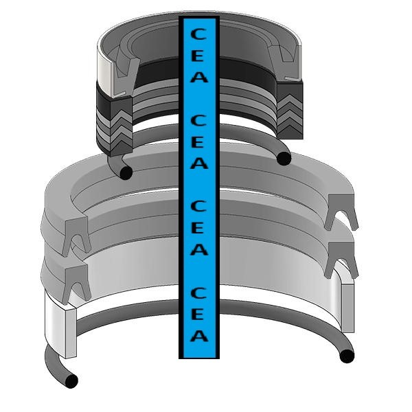 147731 Stabilizer Cylinder Seal Kit Fits Prentice Log Loader 210