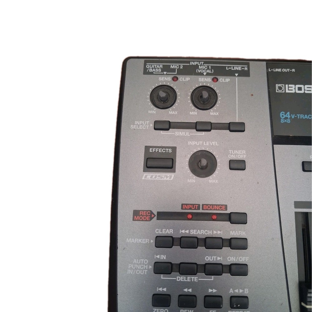 “Boss BR-8 Digital Recording Studio – tested – Missing Knobs