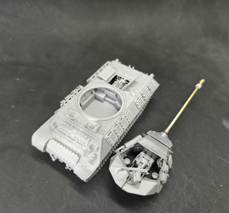 3D Printed 1/72 British Achilles anti-tank destroyer Unpainted