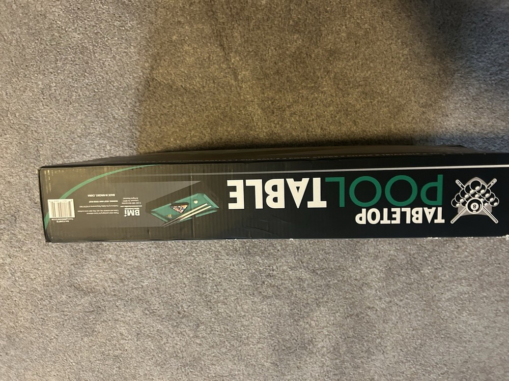 Tabletop Pool Table 20”x12.1”x3.75”