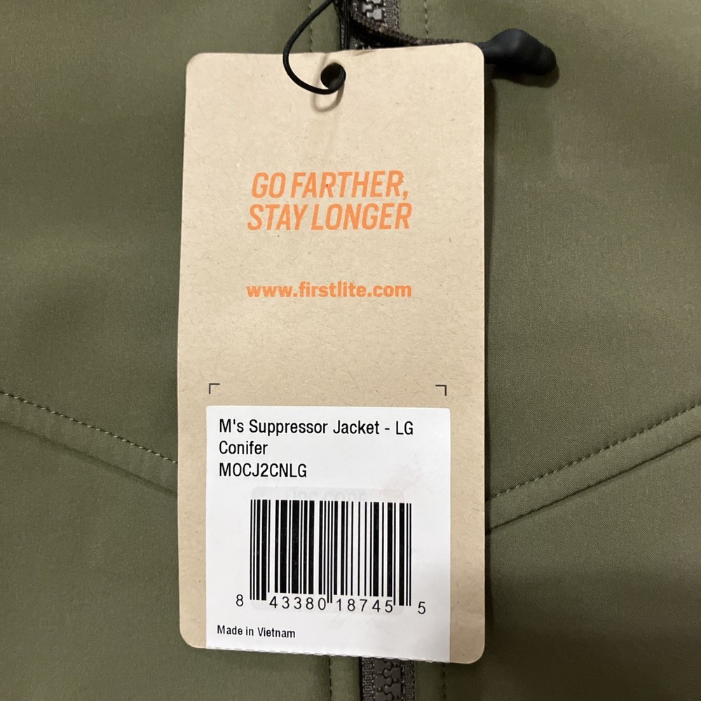 First Lite Suppressor Jacket Conifer