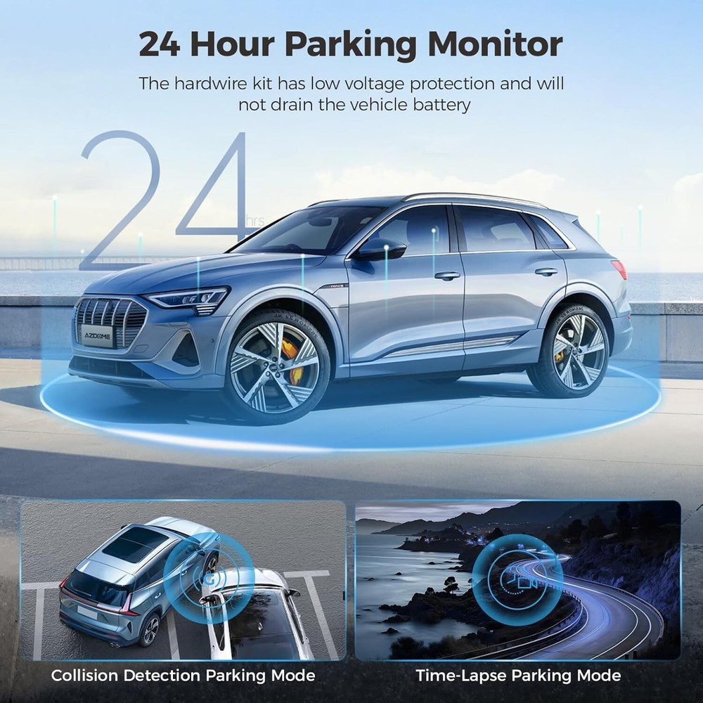 High-Performance M01 Dual Dash Cam: Front and Rear Recording, Easy Install