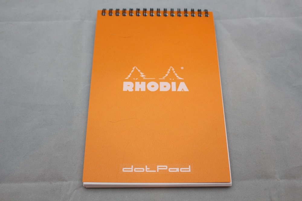 Rhodia Wirebound Notebook 6 x 8 Dot Pad Orange