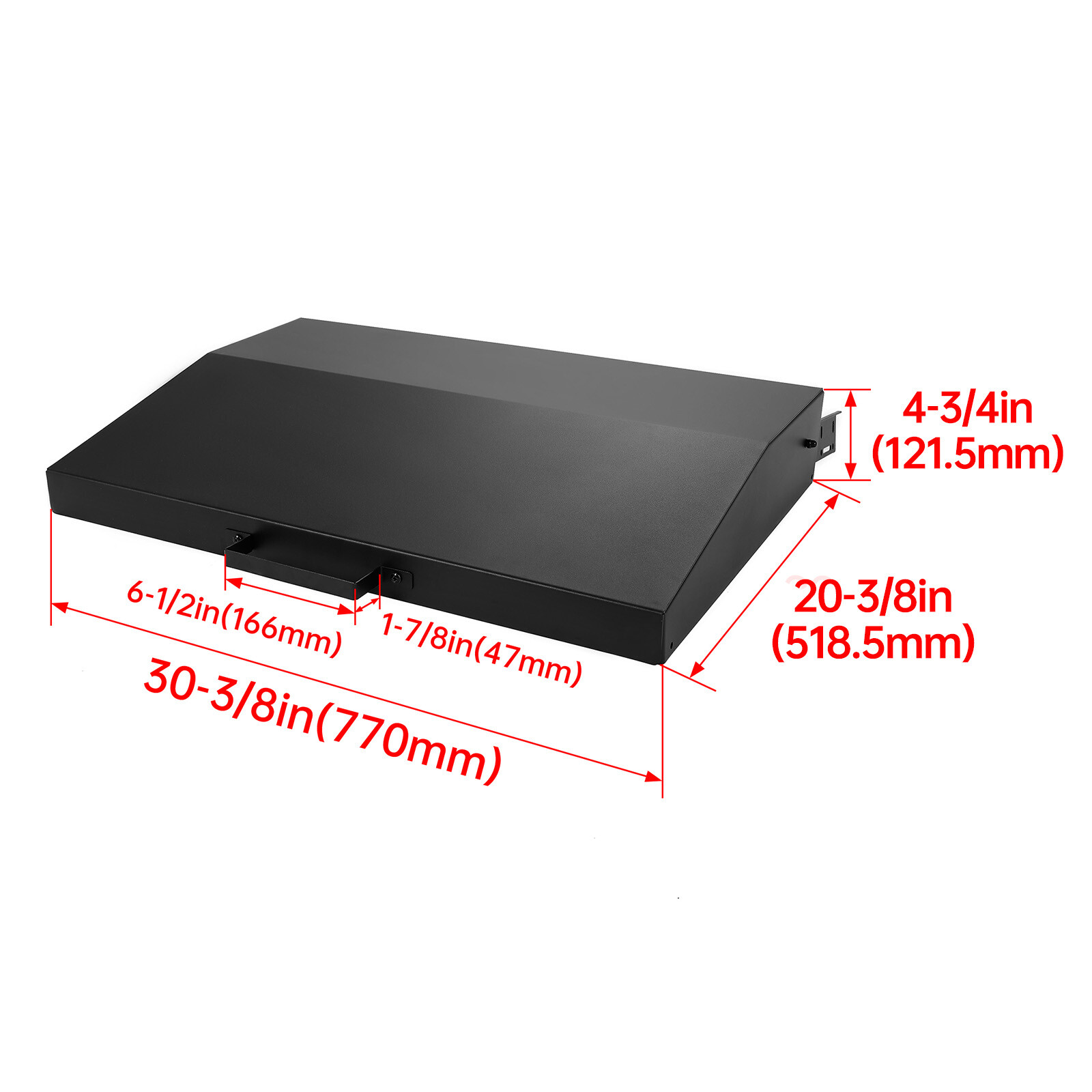 Hinged Lid 28 inch Hard Cover For Blackstone Griddle with Rear Grease Collection
