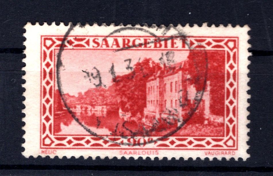 Saar 160I Variety Postmarked (L6750