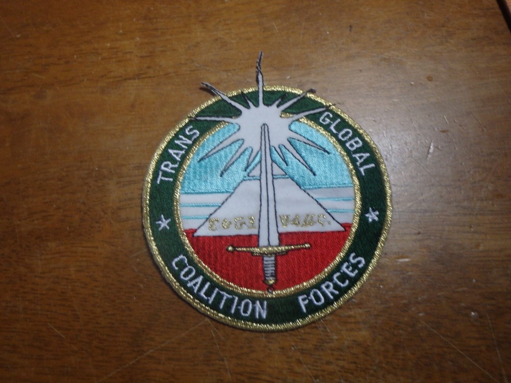 U S ARMY DESERT STORM TRANS GLOBAL COALITION FORCES   patch  BX AAA#10