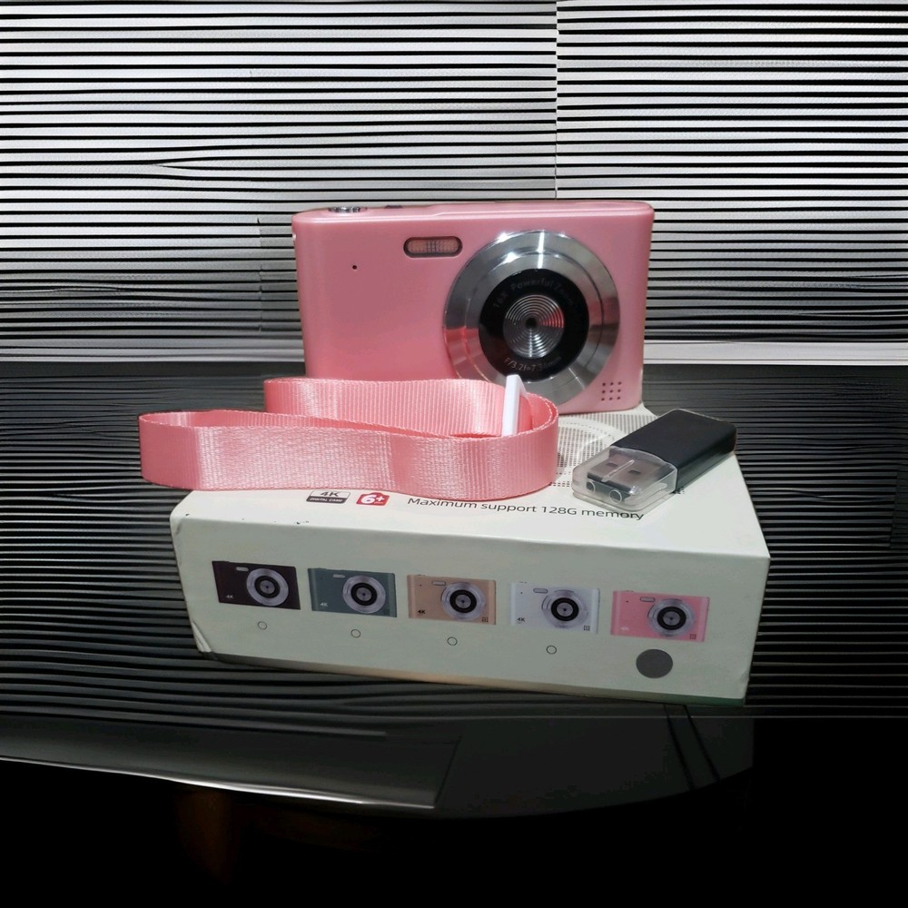 Digital Camera, 44MP Full HD 1080P Point & Shoot Camera Max support 128G Memory