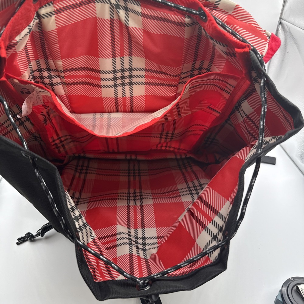 Poler Field Pack Backpack with iPad Sleeve NEW Black Red