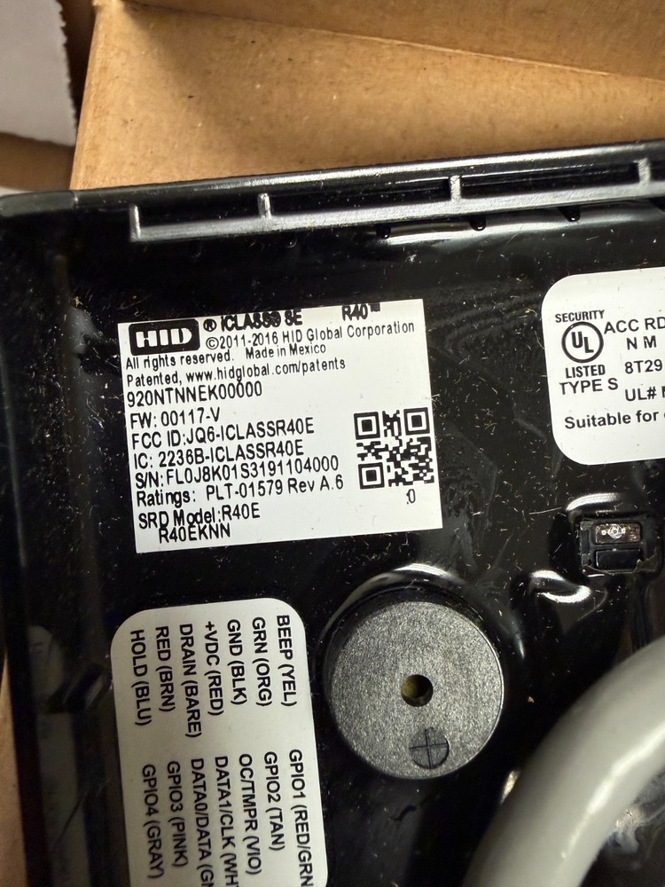 HID ICLASS SE R40 WALL SWITCH READER - (920NTNNEK00000)
