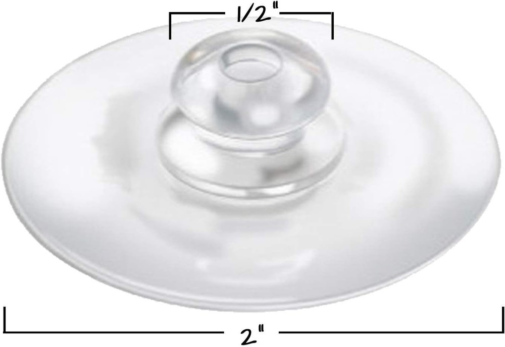 Replacement Suction Cups (8-Pack) - 2 Inch Diameter Heavy Duty Suction Cup