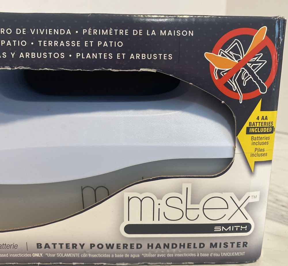 MiStex Smith Battery Powered Handheld Mister For Water Based Only NEW