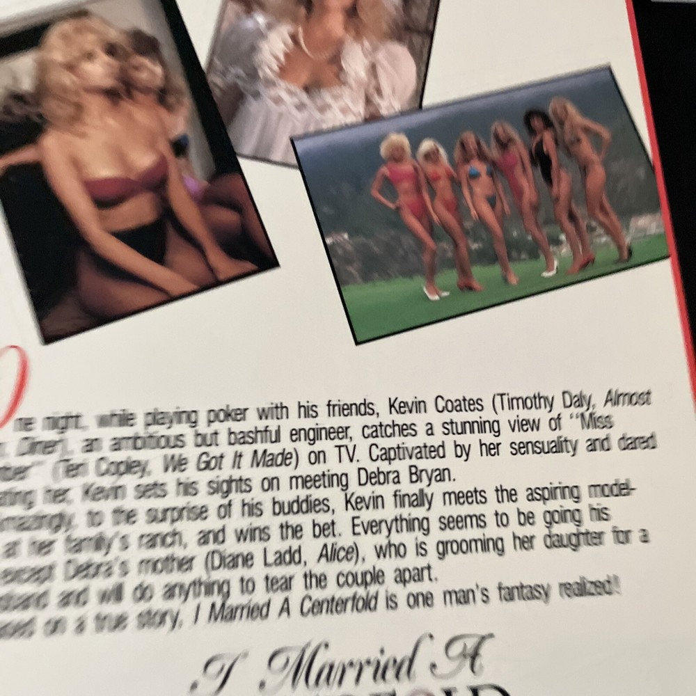 I Married A Centerfold Laser Disc